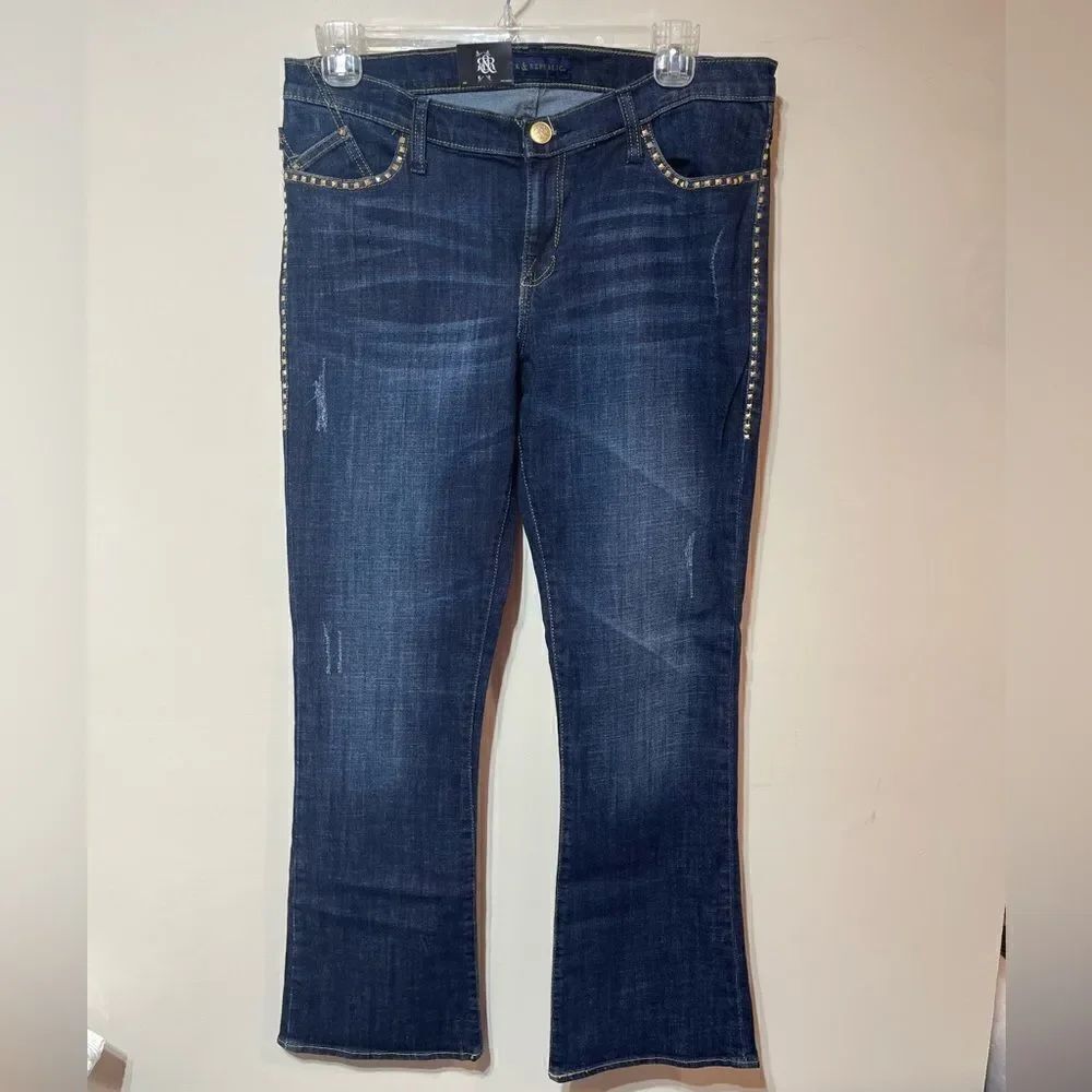 Rock & Republic Kasandra Boot Cut Jean Size 16 M NWT